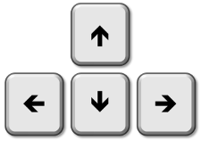Arrow keys